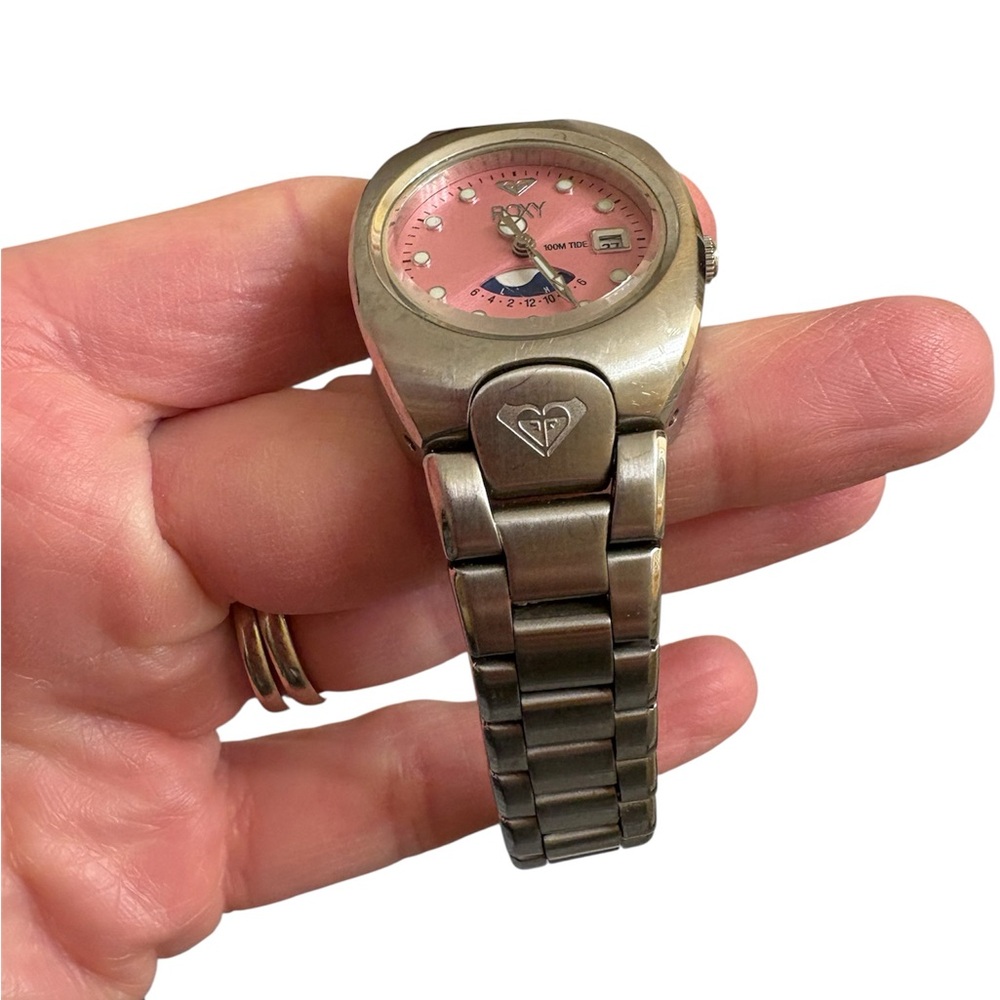 Roxy Pink and Silver Watch - Picture 2 of 4